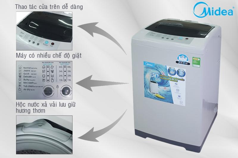 Những chiếc máy giặt của hãng Midea có mức giá khá rẻ