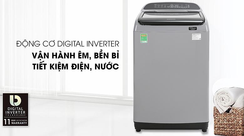 Máy giặt Samsung cửa trên 9 kg WA90T5260BY/SV