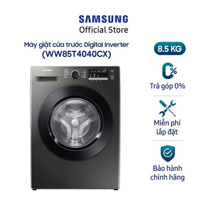 Máy giặt Samsung Digital Inverter 8,5kg WW85T4040CX