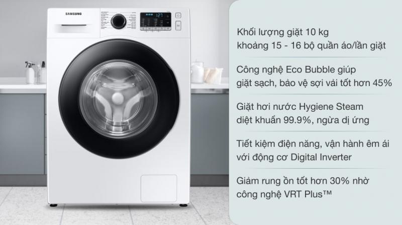 Máy giặt Samsung Ecobubble 10kg WW10TA046AE