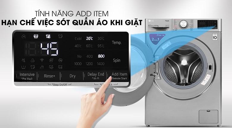 Máy giặt sấy LG Inverter 9 kg FV1409G4V