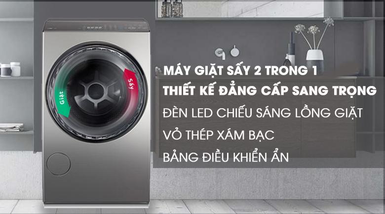 Máy giặt sấy Toshiba Inverter 12 Kg TWD-DUJ130X4V