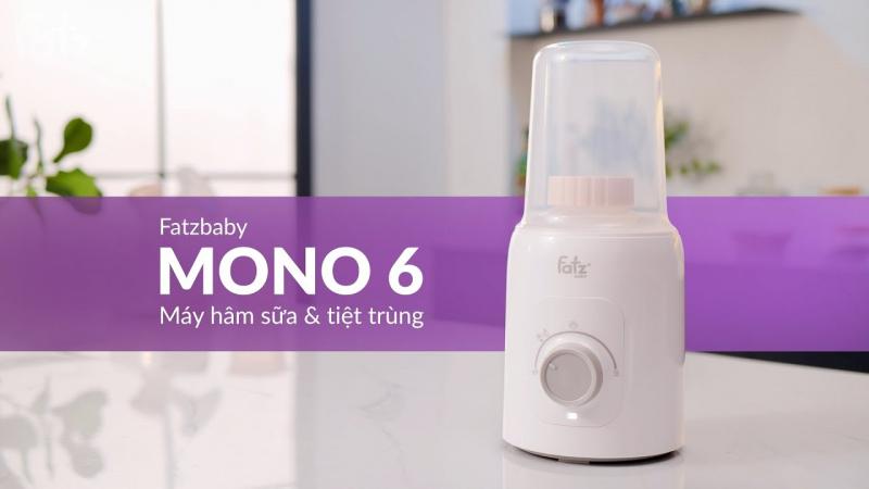 Máy hâm sữa & tiệt trùng- Mono 6 - Fatzbaby FB3001TN