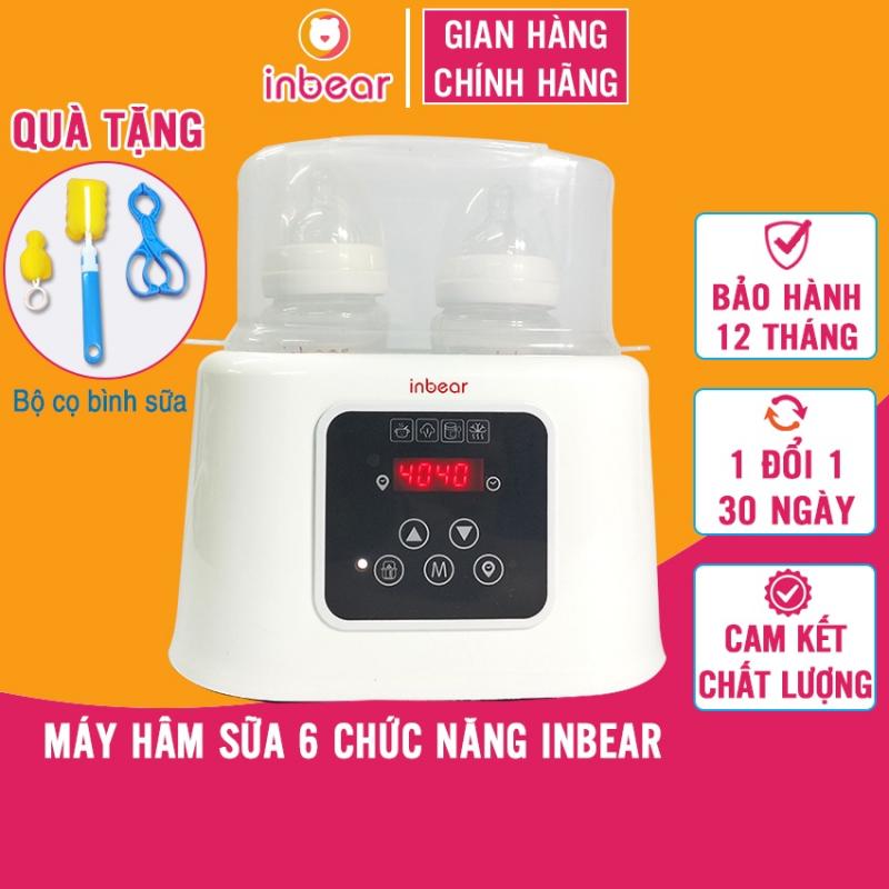 Máy hâm sữa và tiệt trùng bình sữa điện tử 6 chức năng INBEAR (IBW-6100)