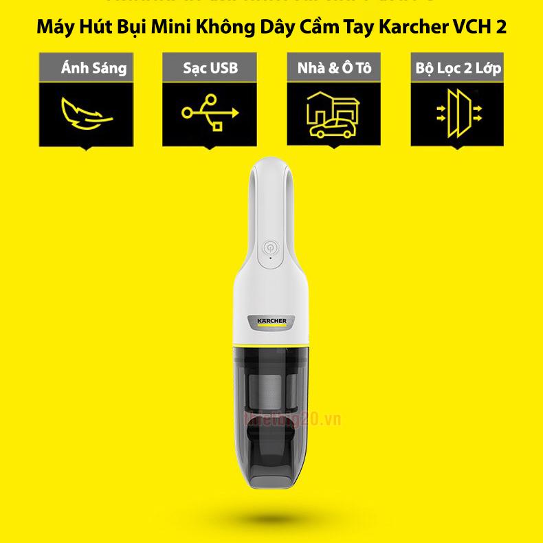 Máy hút bụi cầm tay Karcher VCH 2