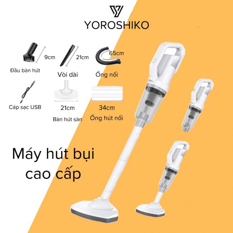 Máy hút bụi cầm tay mini cao cấp chính hãng Yoroshiko