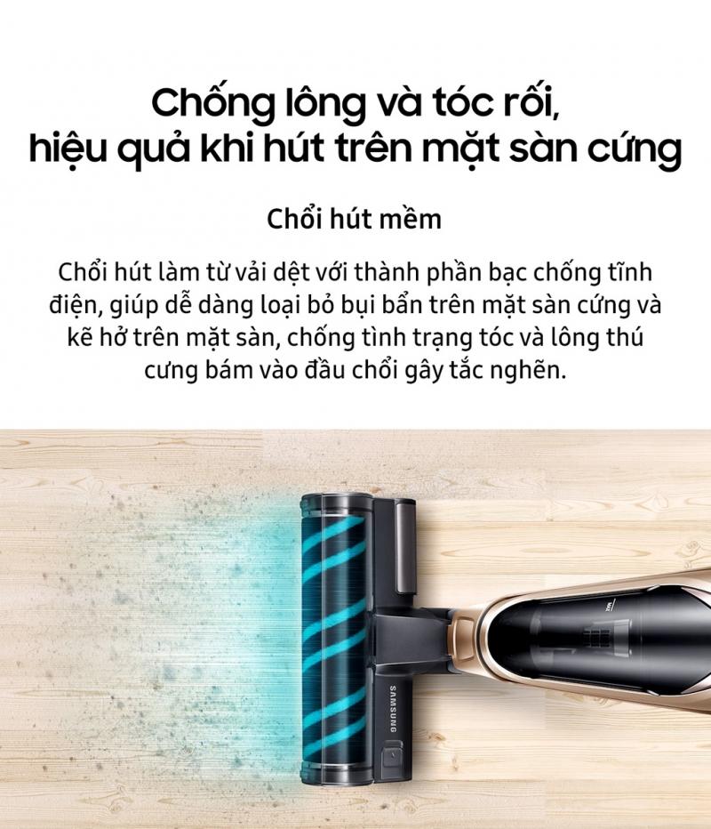 Máy hút bụi không dây 3 trong 1 Samsung VS03R6523J1