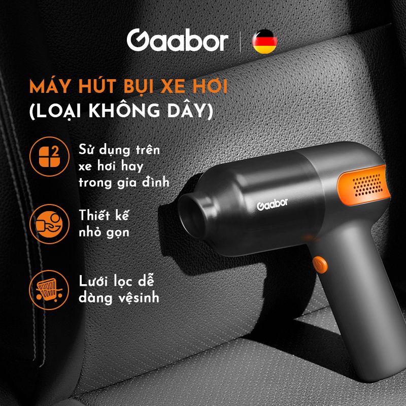 Máy hút bụi không dây cầm tay GAABOR GVCC-M1A1