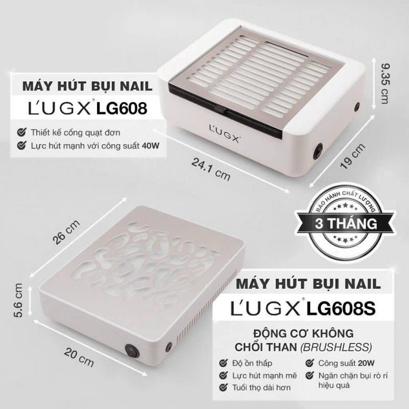 Máy hút bụi nail L’UGX LG608 & LG608S