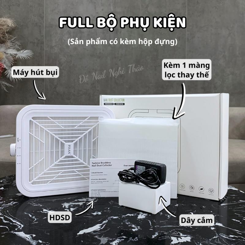Máy hút bụi nail PISAN 120W không tích điện