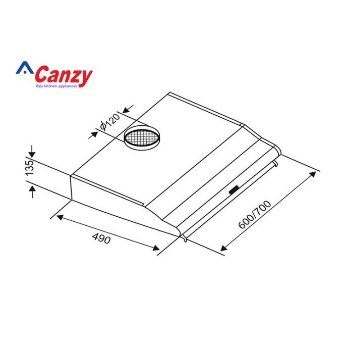 Máy hút mùi Canzy CZ-2070i