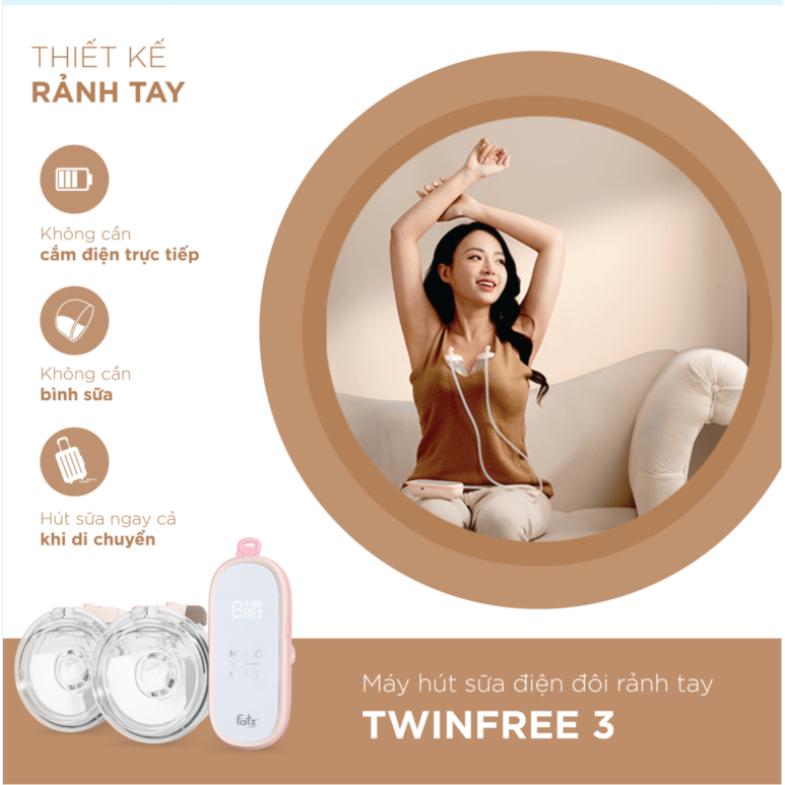 Máy hút sữa điện đôi rảnh tay TwinFree Fatz Baby