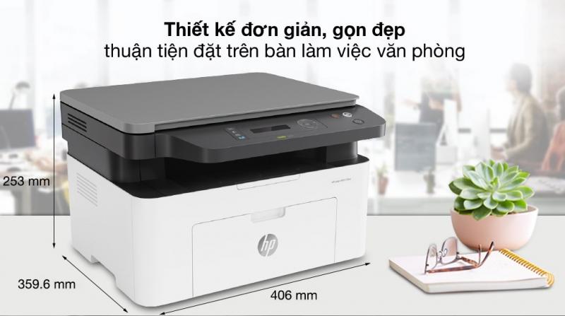 Máy in đa chức năng HP LaserJet MFP 135w Printer, 1Y WTY_4ZB83A