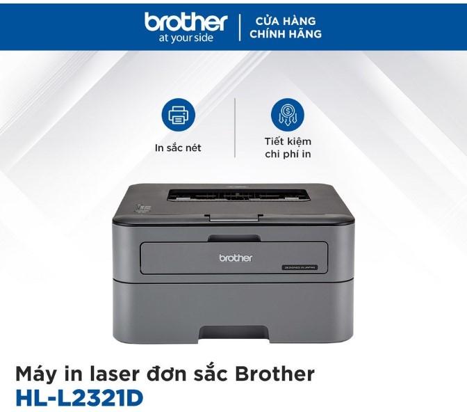 Máy in laser đơn sắc Brother HL-L2321D