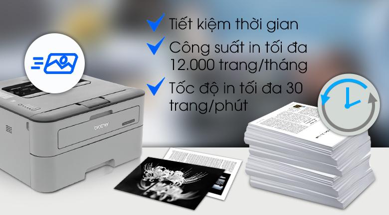 Máy in laser trắng đen Brother HL L2321D