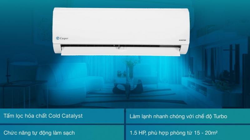 Máy lạnh Casper Inverter 1.5 HP IC-12TL32