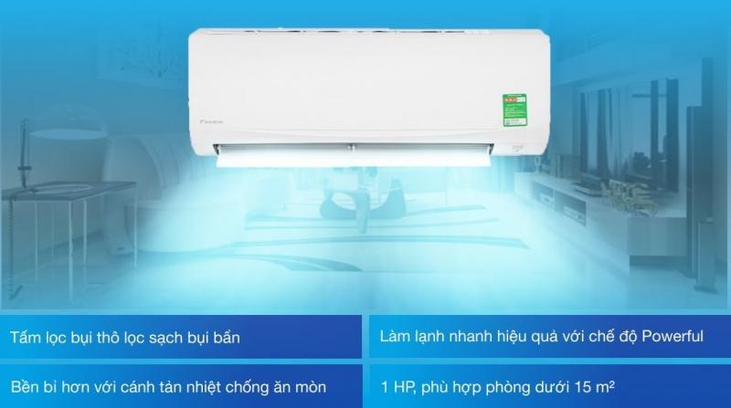 Máy lạnh Daikin 1 chiều FTF25XAV1V 1HP (9000 BTU)