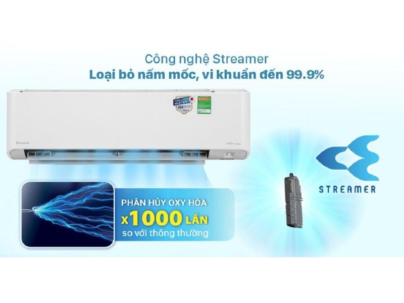 Máy lạnh Daikin Inverter 1 chiều cao cấp FTKZ25VVMV 1HP 9000TBU