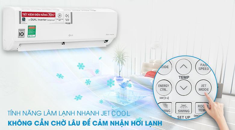 Máy lạnh LG Inverter 1 chiều 9000BTU (1HP) V10ENO