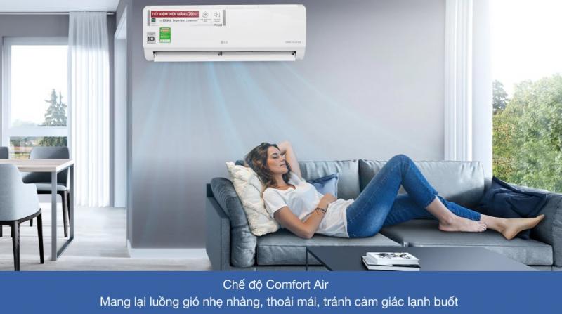 Máy lạnh LG Inverter 1 chiều 9000BTU (1HP) V10ENO