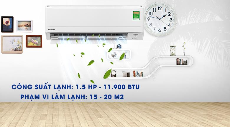 Máy lạnh Panasonic Inverter 1.5 HP CU/CS-PU12ZKH-8M