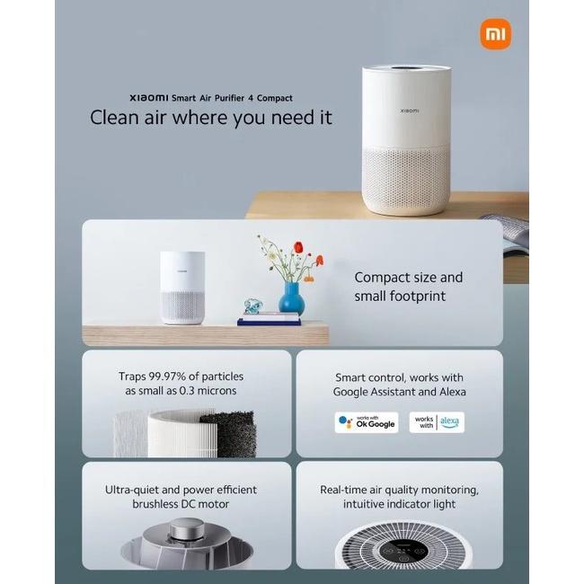 Máy lọc không khí Xiaomi Smart Air Purifier 4 Compact EU