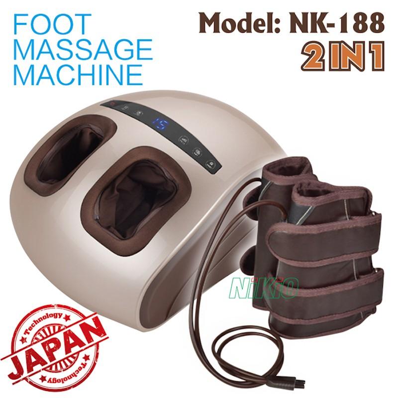 Máy massage chân 2 in 1 Nhật Bản Nikio NK-188