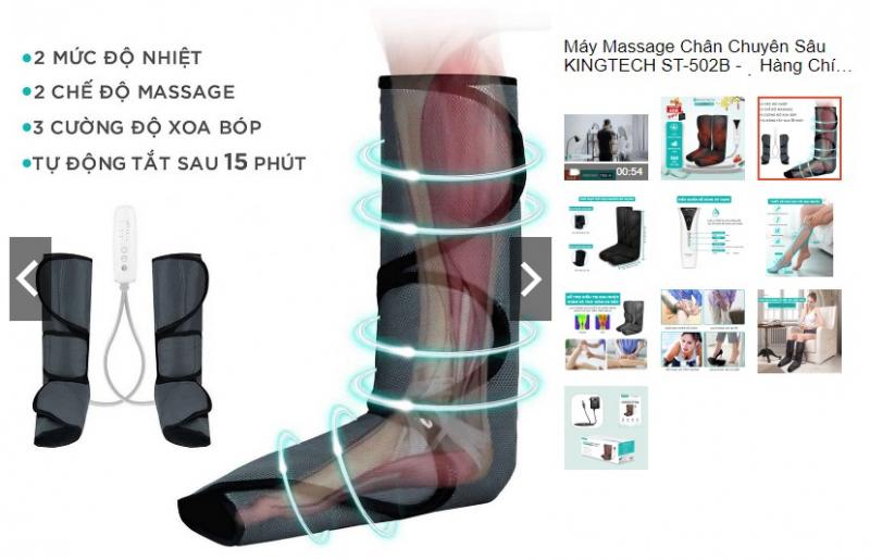 Máy massage chân KINGTECH ST-502B