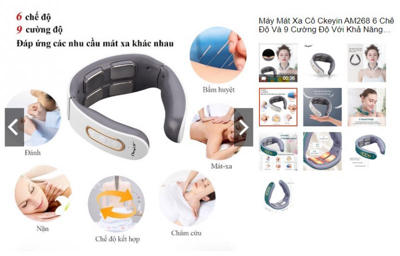 Máy Massage cổ Ckeyin AM268