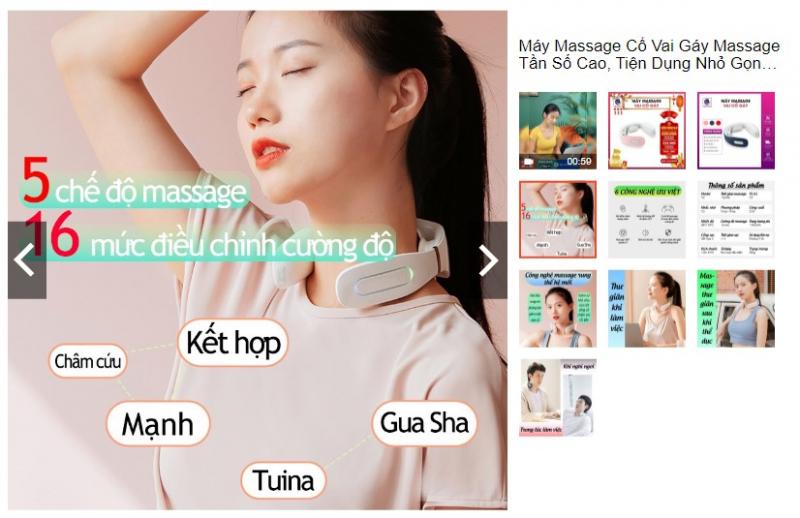 Máy Massage cổ Sunhome