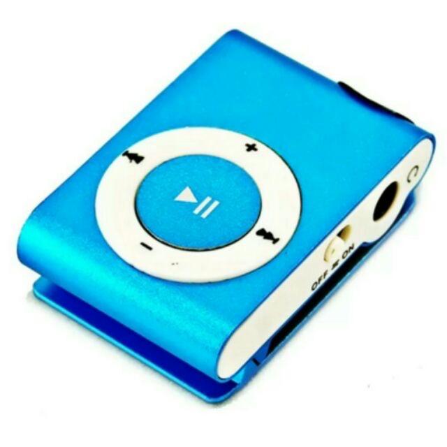 Máy nghe nhạc MP3 mini vỏ nhôm tặng kèm tai nghe