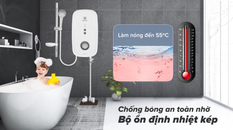 Máy nước nóng trực tiếp Electrolux 4500W EWE451KB-DWG2