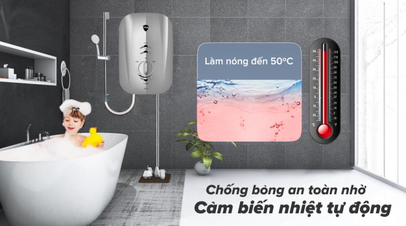 Máy nước nóng trực tiếp Ferroli 4500W MIDO-MSN 4.5S