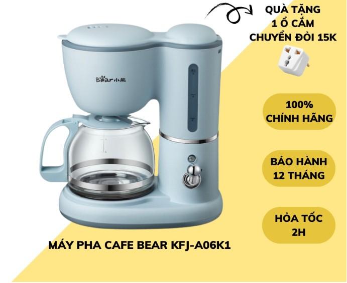 Máy pha cà phê mini tự động Bear KFJ-A06K1