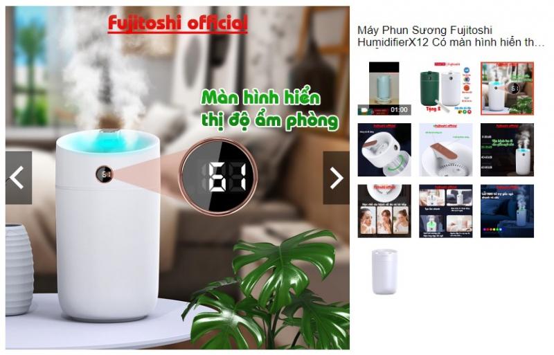 Máy Phun Sương Fujitoshi HumidifierX12