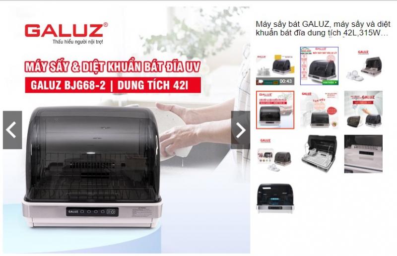 Máy sấy chén bát Galuz