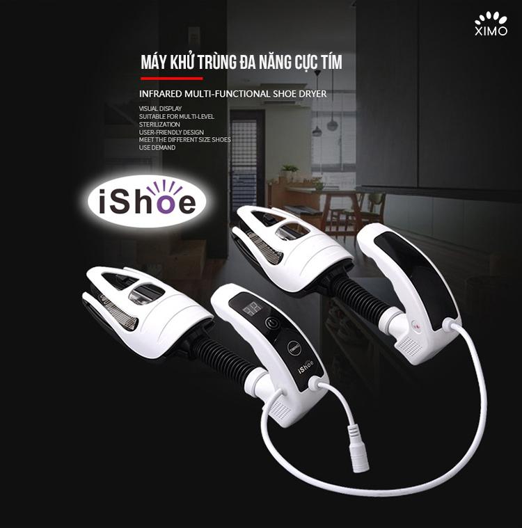 Máy sấy giày chiếu uv ishoe thông minh tiện dụng XIMO (MSG01-F1)