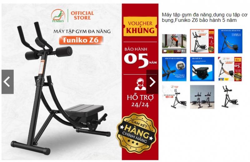 Máy tập bụng đa năng Funiko Z6