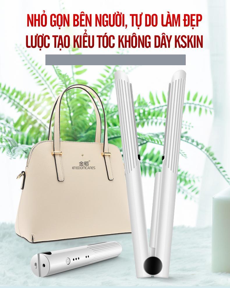 Máy uốn duỗi tóc không dây KSKIN KD386