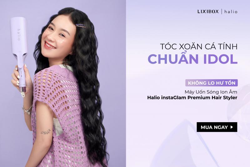 Máy Uốn Sóng Ion Âm Halio instaGlam Premium