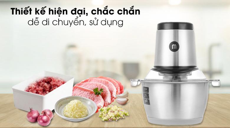 Máy xay thịt đa năng cối inox Mishio MK157