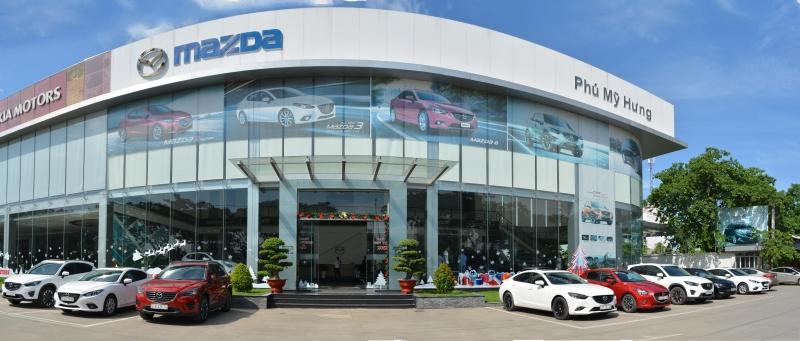 Hình ảnh showroom Mazda Phú Mỹ Hưng.