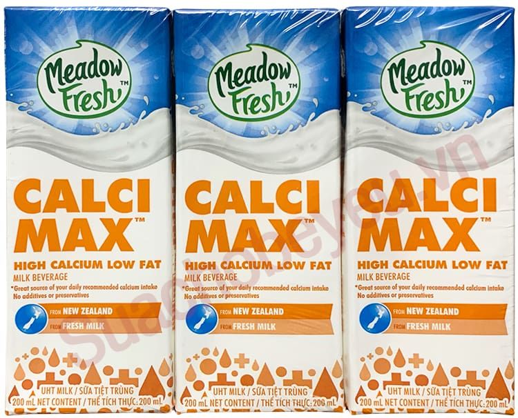 Meadow Fresh Calci Max – Sữa tăng chiều cao từ New Zealand
