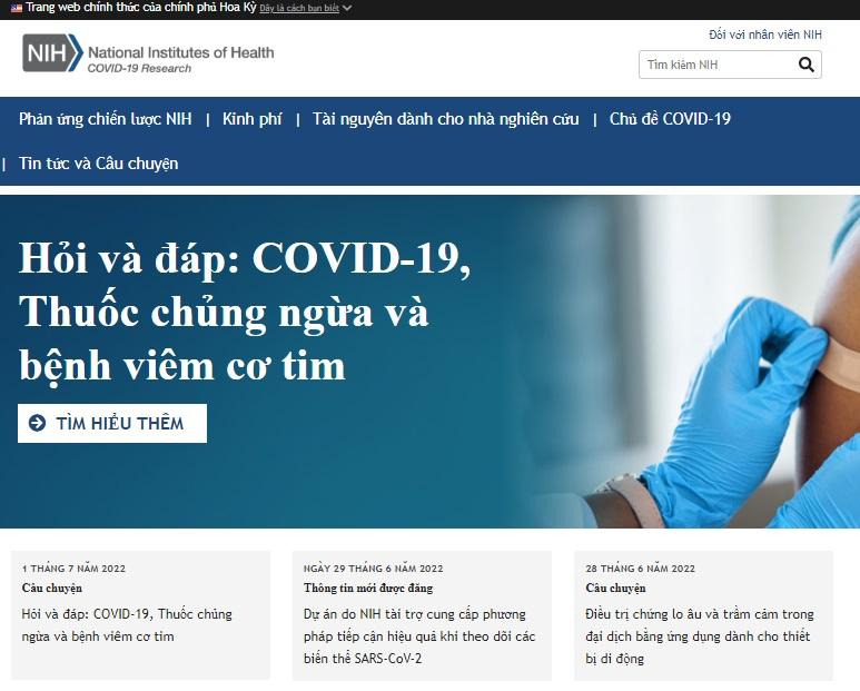 Trang web medlineplus.gov