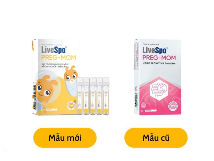 Men vi sinh bào tử lợi khuẩn LiveSpo Pregmom