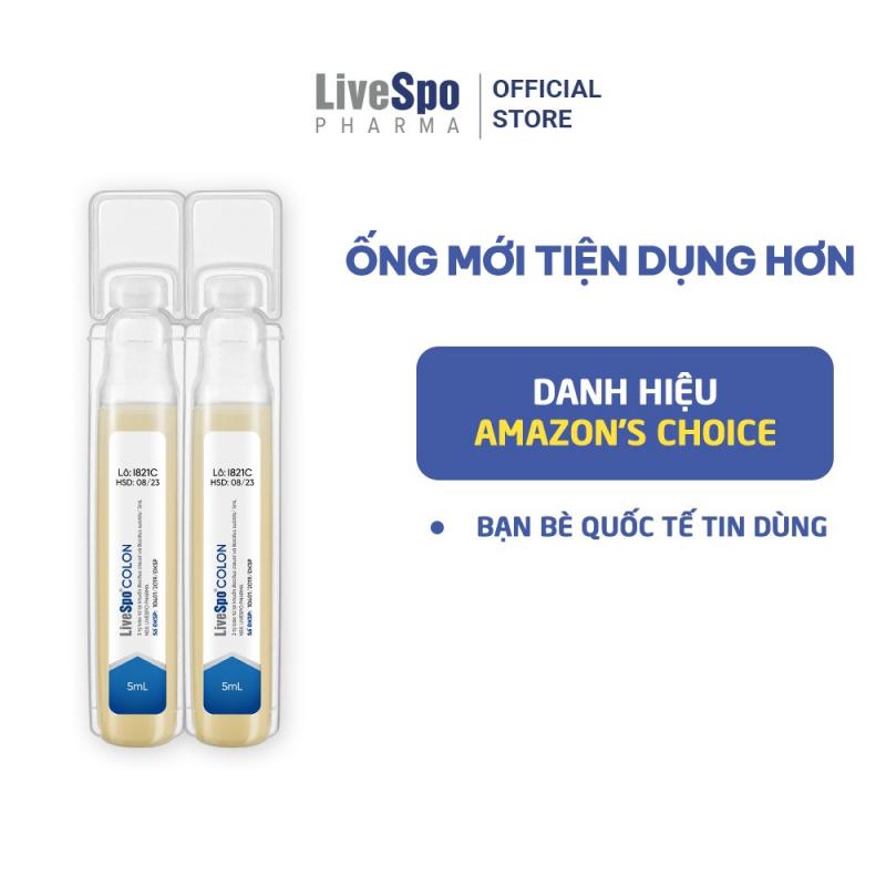 Men vi sinh LiveSpo Colon 30 tỷ bào tử lợi khuẩn cho người viêm đại