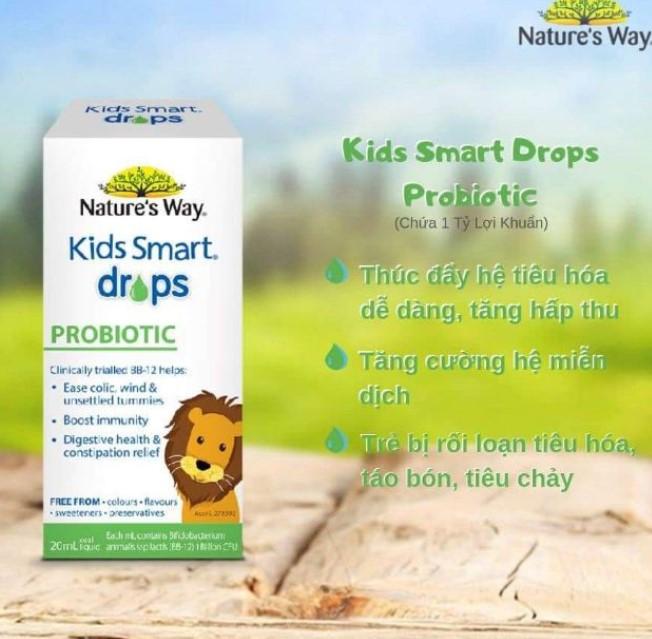 Men vi sinh Nature’s Way Kids Smart Drops Probiotic