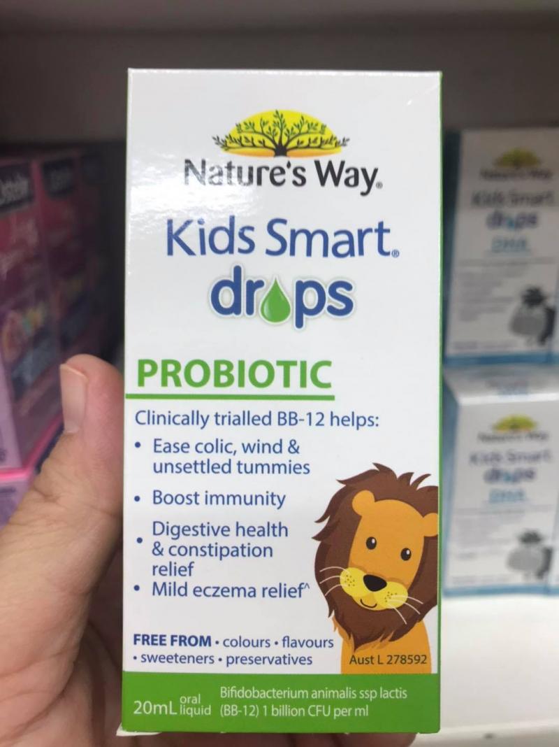 Men vi sinh Nature's Way Kids Smart Drops Probiotic