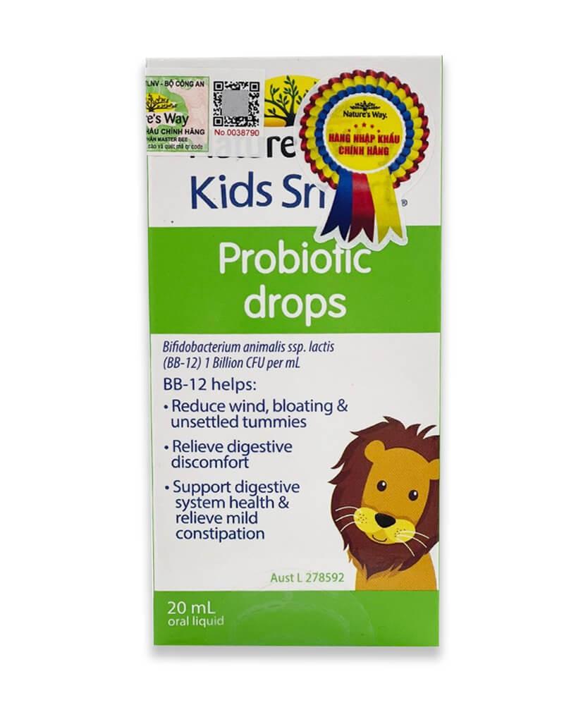 Men vi sinh Nature’s Way Kids Smart Drops Probiotic