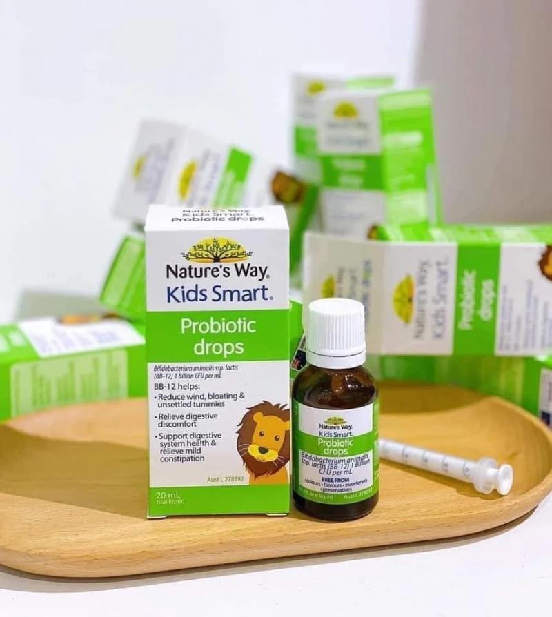 Men vi sinh Nature’s Way Kids Smart Drops Probiotic